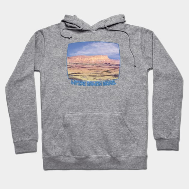 Israel, Mitzpe Ramon. The Ramon Crater Hoodie by UltraQuirky